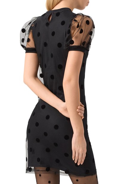 Хлопковое платье NINA RICCI черного цвета по цене 69200 руб., арт. 24AJR0011/C01074, фото 4 Хлопковое платье NINA RICCI, арт. 24AJR0011/C01074, фото 4