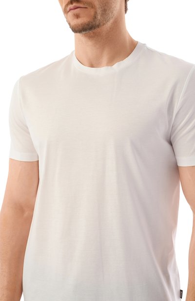 Хлопковая футболка BOSS, арт. 50468395, фото 5