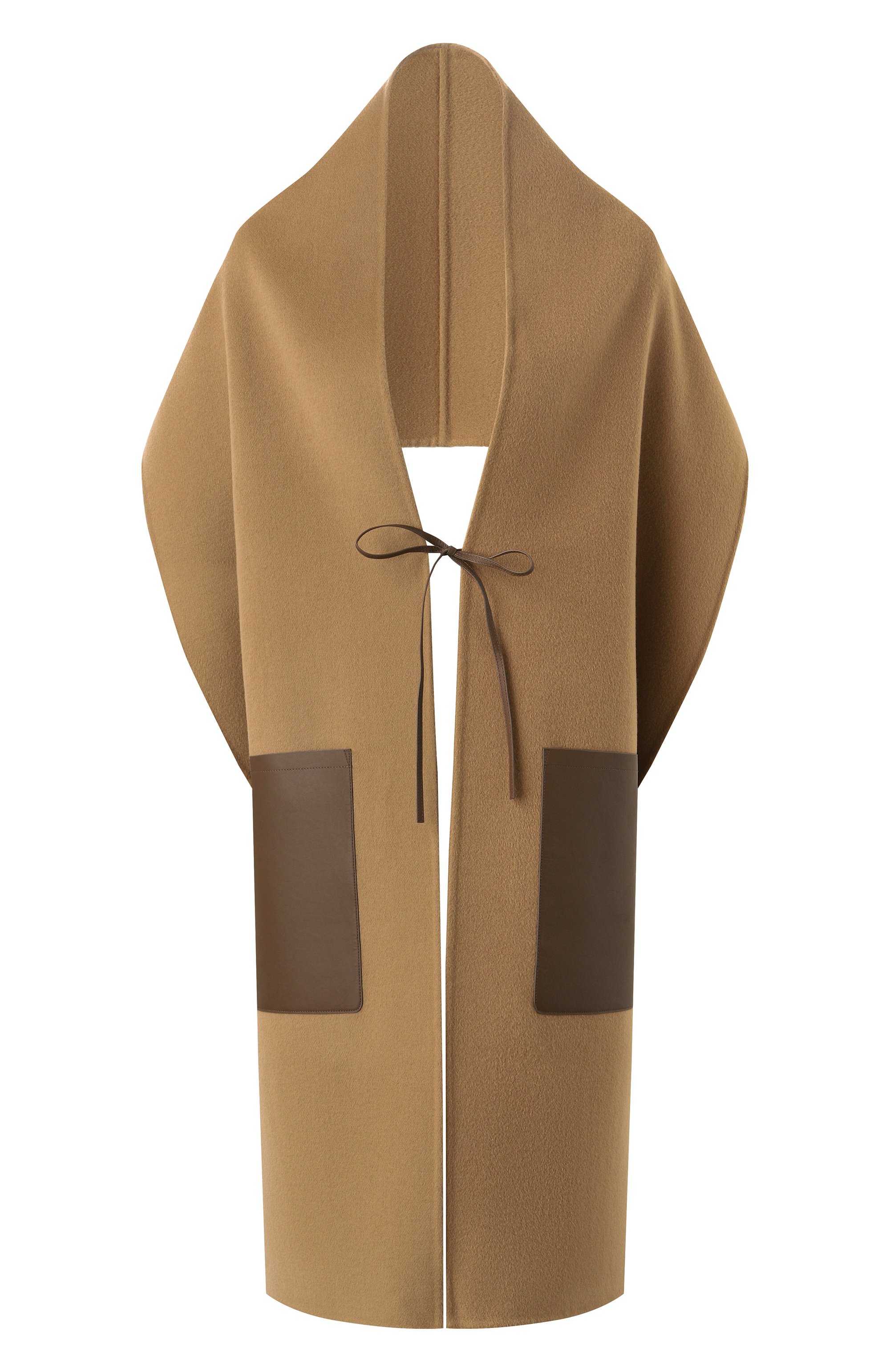 Шерстяная накидка YVES SALOMON, арт. 25WAA003XXCATL, фото 1