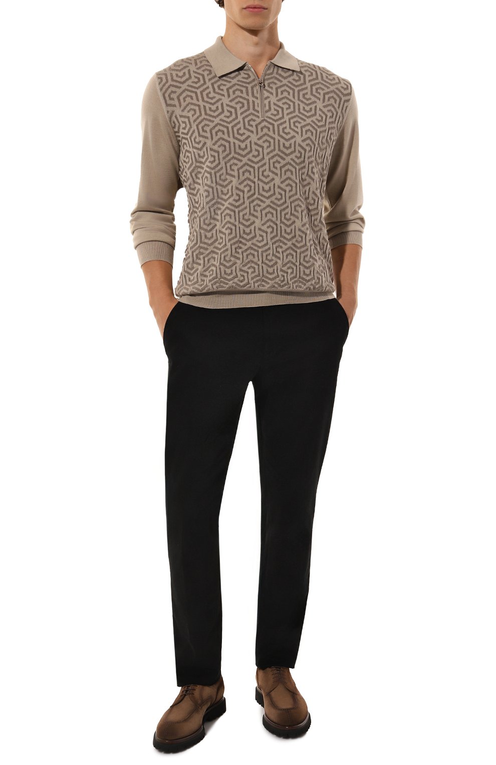 Поло из шерсти и шелка STEFANO RICCI, арт. KE08009P30/E24370, фото 2