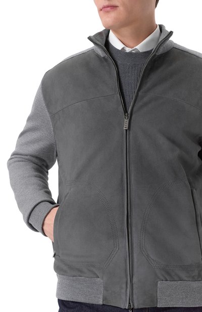 Кардиган с замшевой отделкой ZILLI, арт. KZMC01M0270VTSU00_002, фото 5