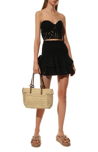 Хлопковая юбка CHARO RUIZ IBIZA, арт. 223400, фото 2