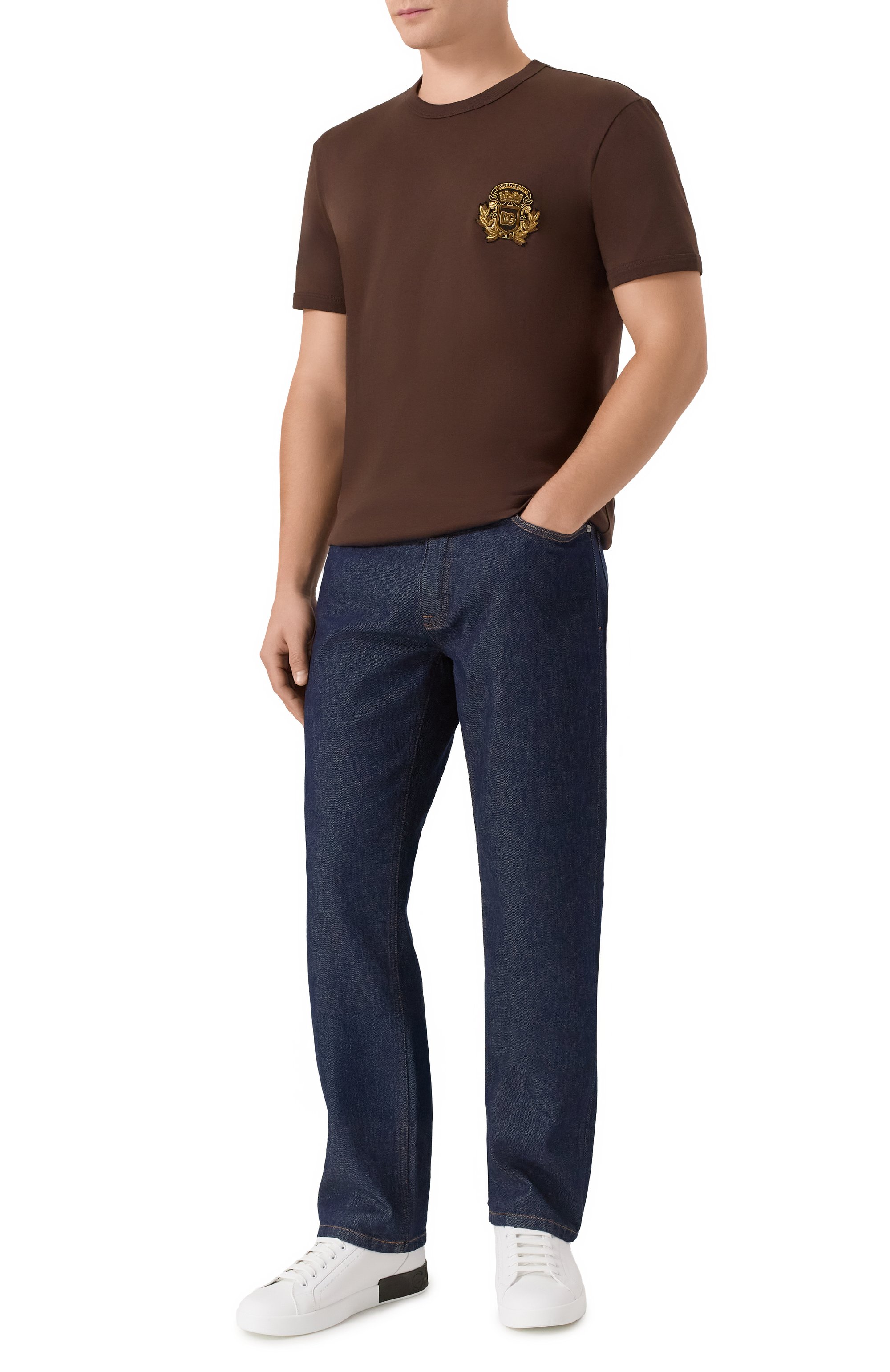 Хлопковая футболка DOLCE & GABBANA, арт. G8PV1Z/G7PJ5, фото 2