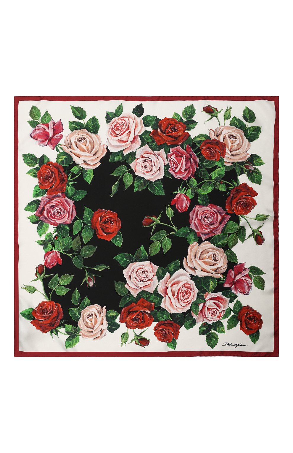 Шелковый платок DOLCE & GABBANA, арт. FN092R/GDL97, фото 3