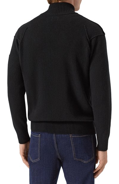 Шерстяной кардиган C.P. COMPANY, арт. RFCMKN708A110149A, фото 4