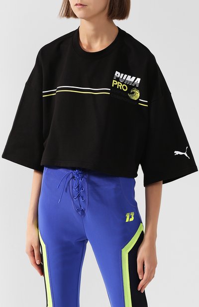 Хлопковый топ с длинным рукавом и принтом FENTY PUMA BY RIHANNA, арт. 57744202, фото 3