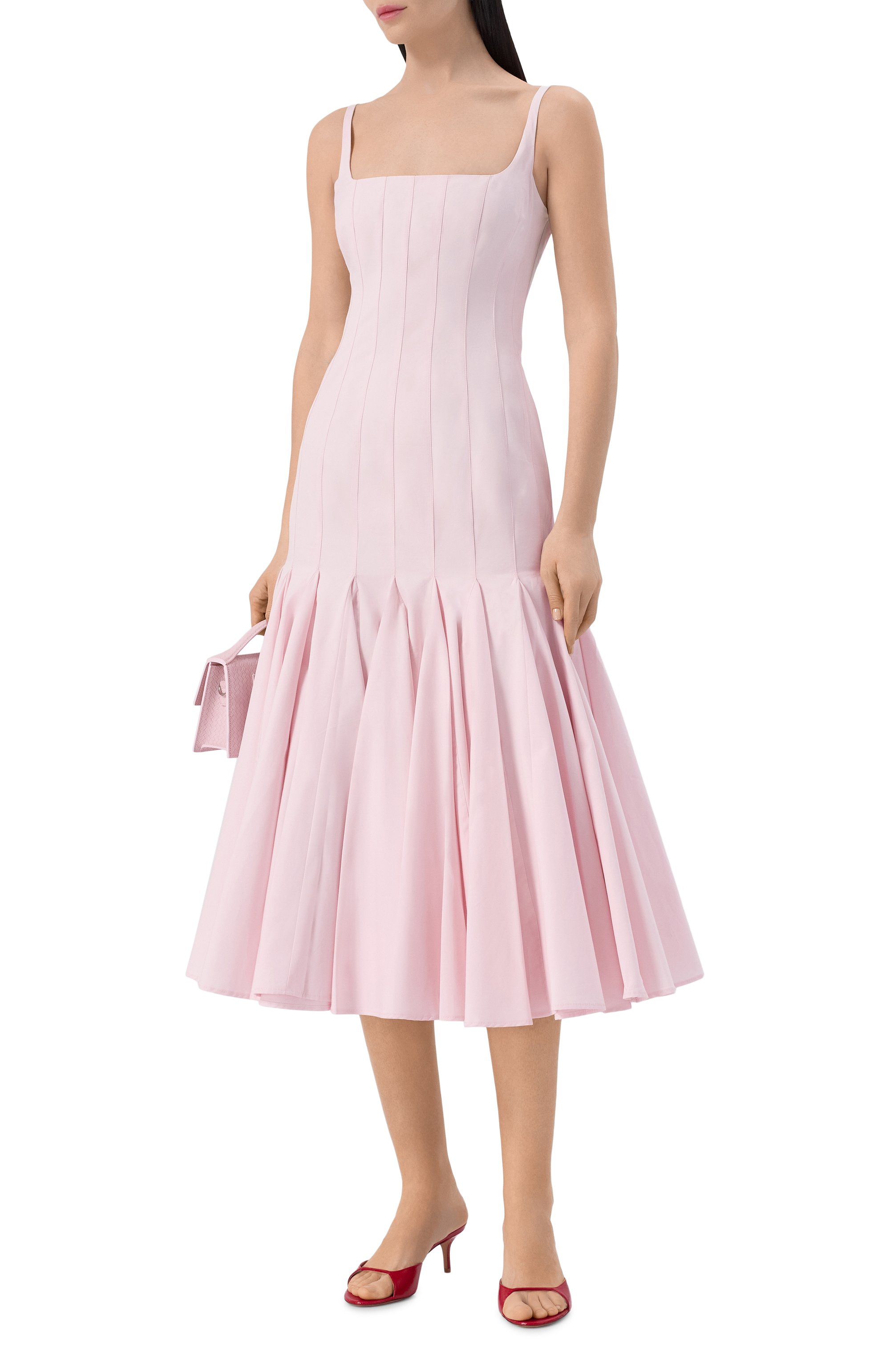 Хлопковое платье JACQUEMUS, арт. 25EDRW00231/AW00350, фото 2