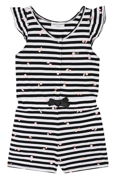 Комбинезон в полоску SONIA RYKIEL ENFANT, арт. 19S1S009, фот о 1