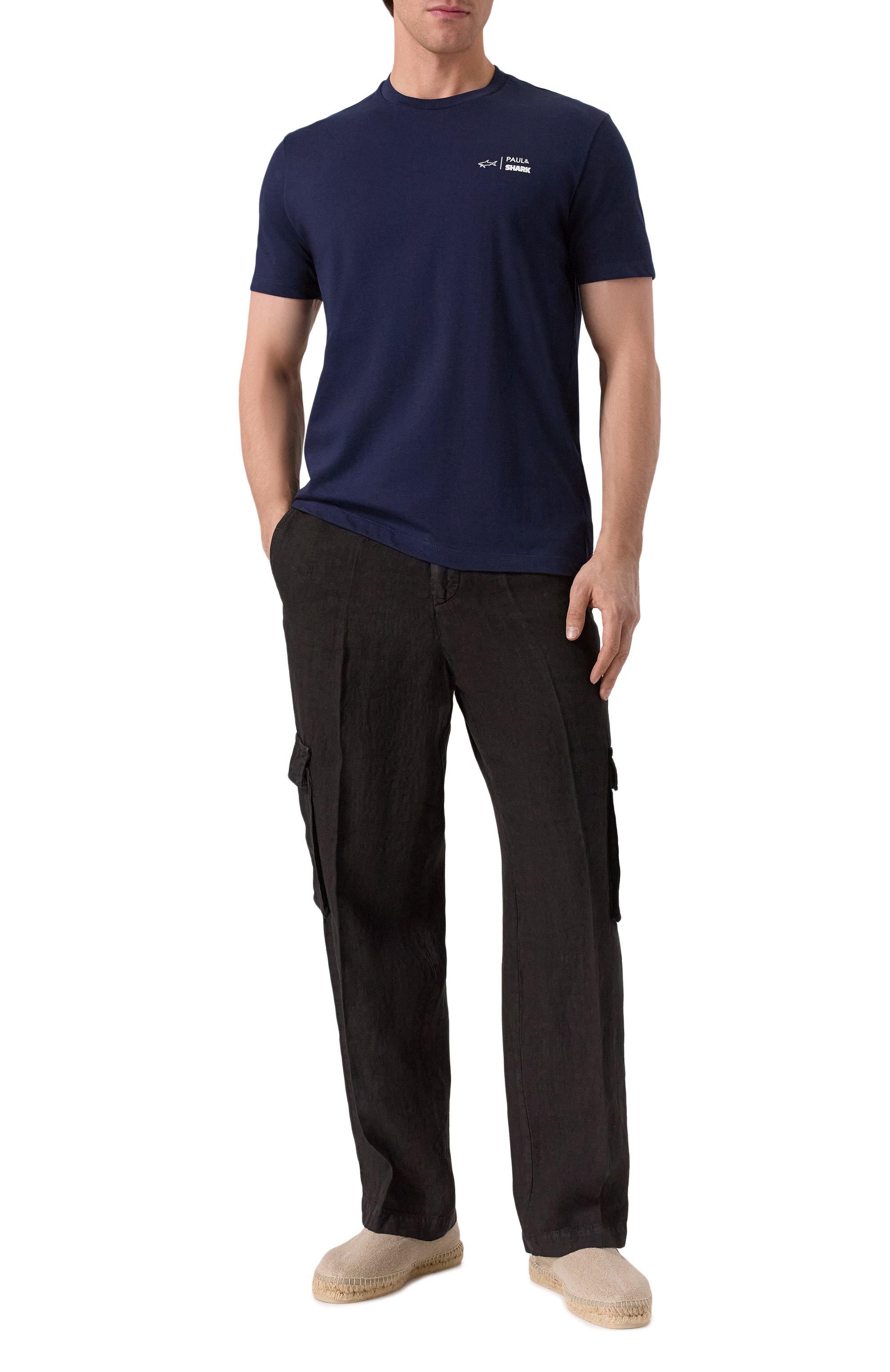 Хлопковая футболка PAUL&SHARK, арт. 25411063/M, фото 2