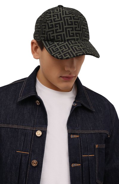 Хлопковая бейсболка BALMAIN, арт. WH0XA000/C212, фото 2