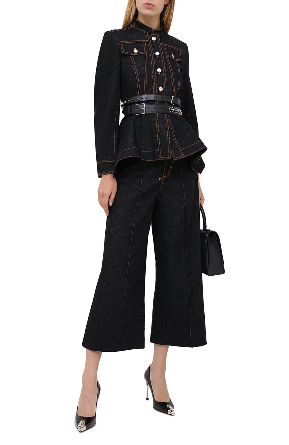 Джинсы ALEXANDER MCQUEEN, арт. 628063/QMAA3, фото 3