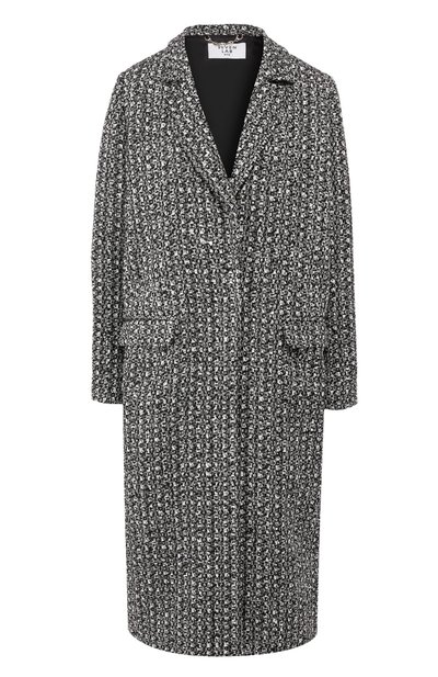 Женское пальто из вискозы SEVEN LAB, арт. CLTW20-K04-0 black/white