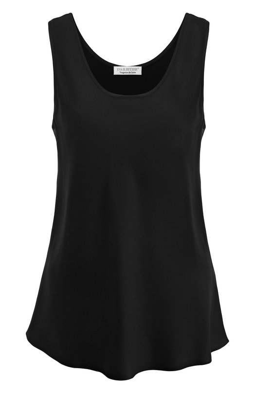 Шелковый топ Eva B.Bitzer 27318232 Чёрный 27318232