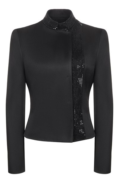 Женский жакет из вискозы и шелка GIORGIO ARMANI, арт. GW003010/AF24549