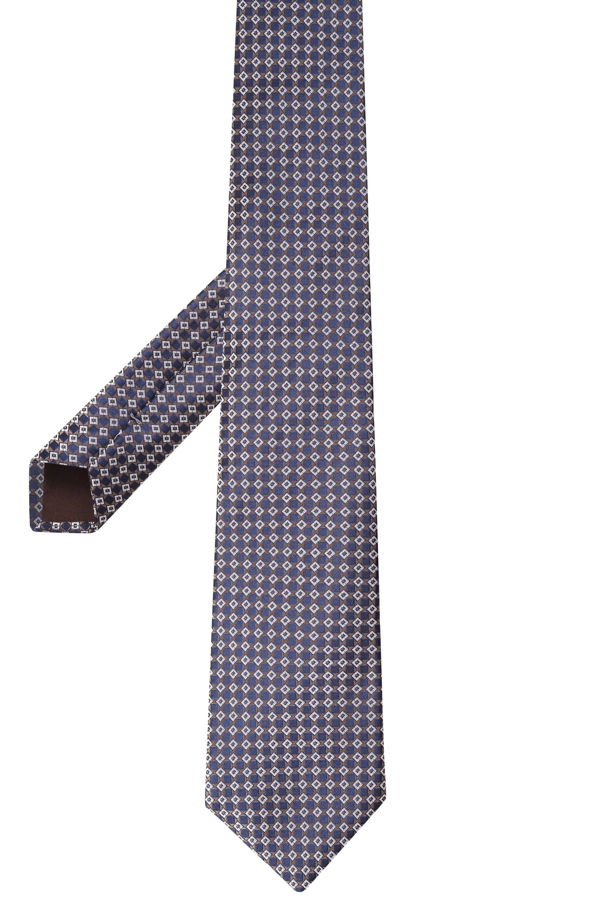 Шелковый галстук CANALI синего цвета по цене 19950 руб., арт. 18/HJ04241, фото 3 Шелковый галстук CANALI, арт. 18/HJ04241, фото 3