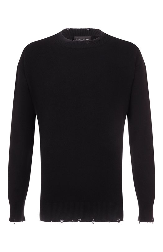 Джемпер из шерсти и кашемира Andrea Ya'aqov 25MMAG10/CASHMERE W00L Чёрный 25MMAG10/CASHMERE W00L