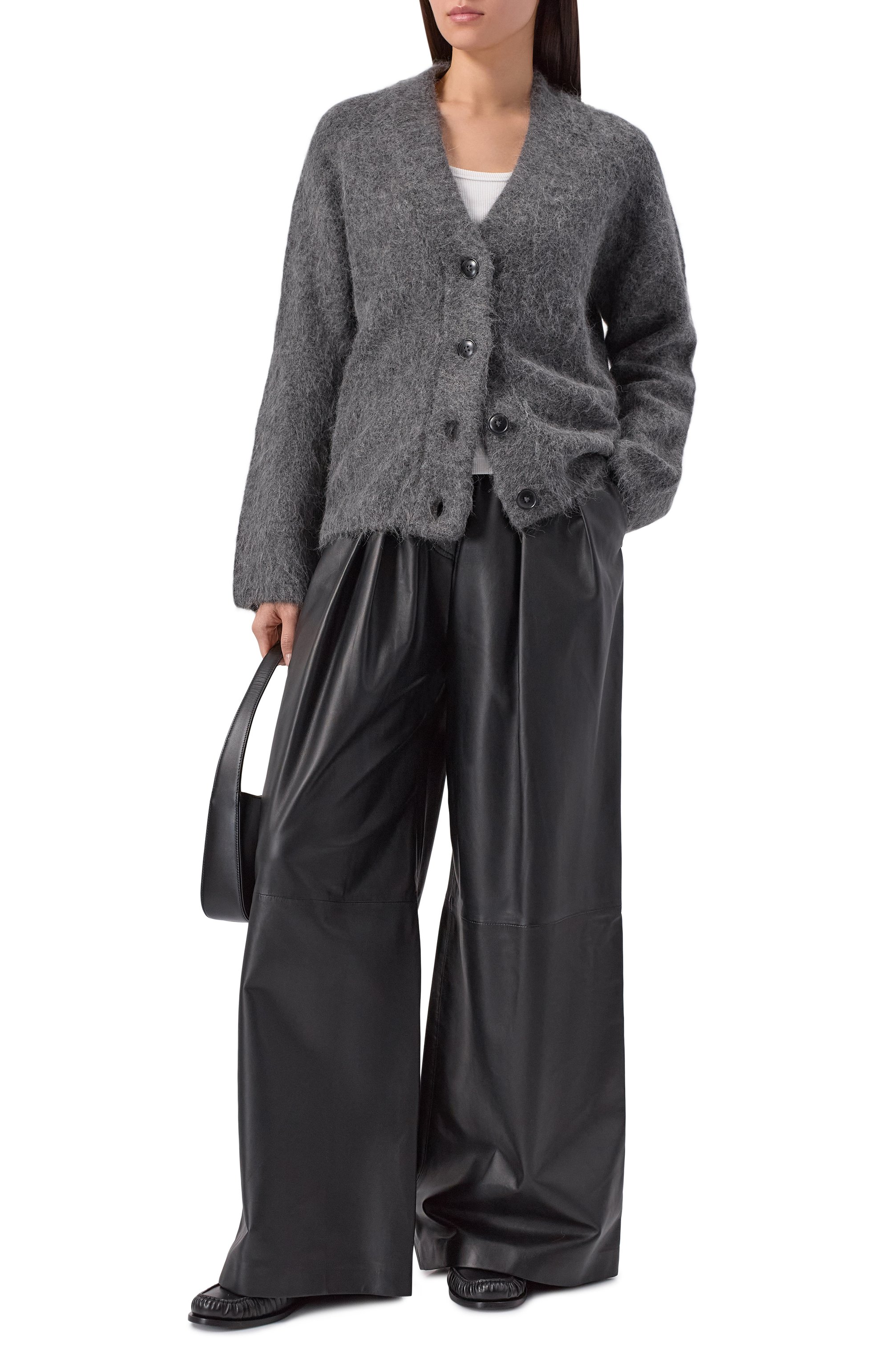 Кожаные брюки FREEAGE, арт. WW25.PT144.LETH.900, фото 2