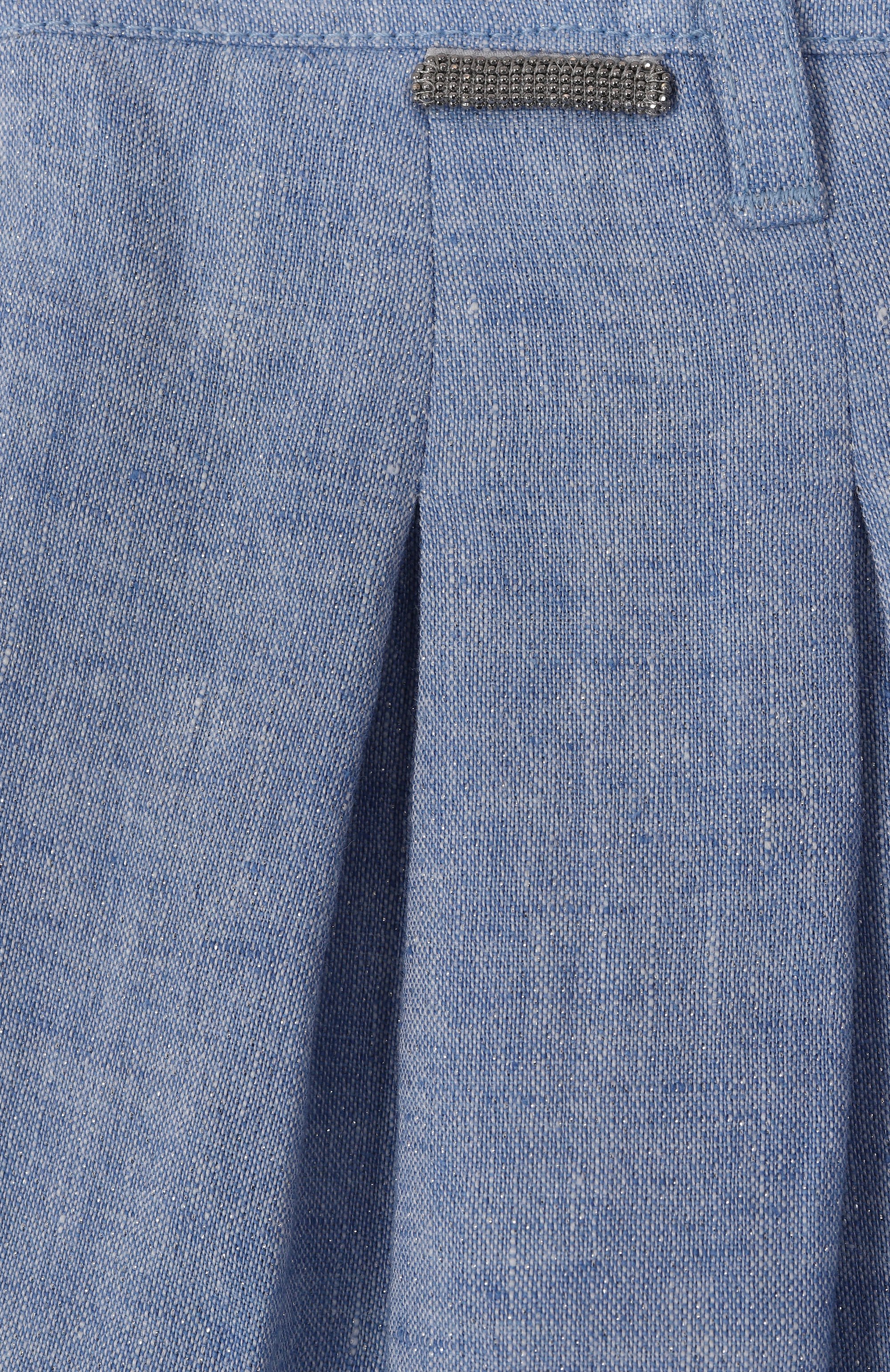 Льняные шорты BRUNELLO CUCINELLI, арт. BH547S285A, фото 3