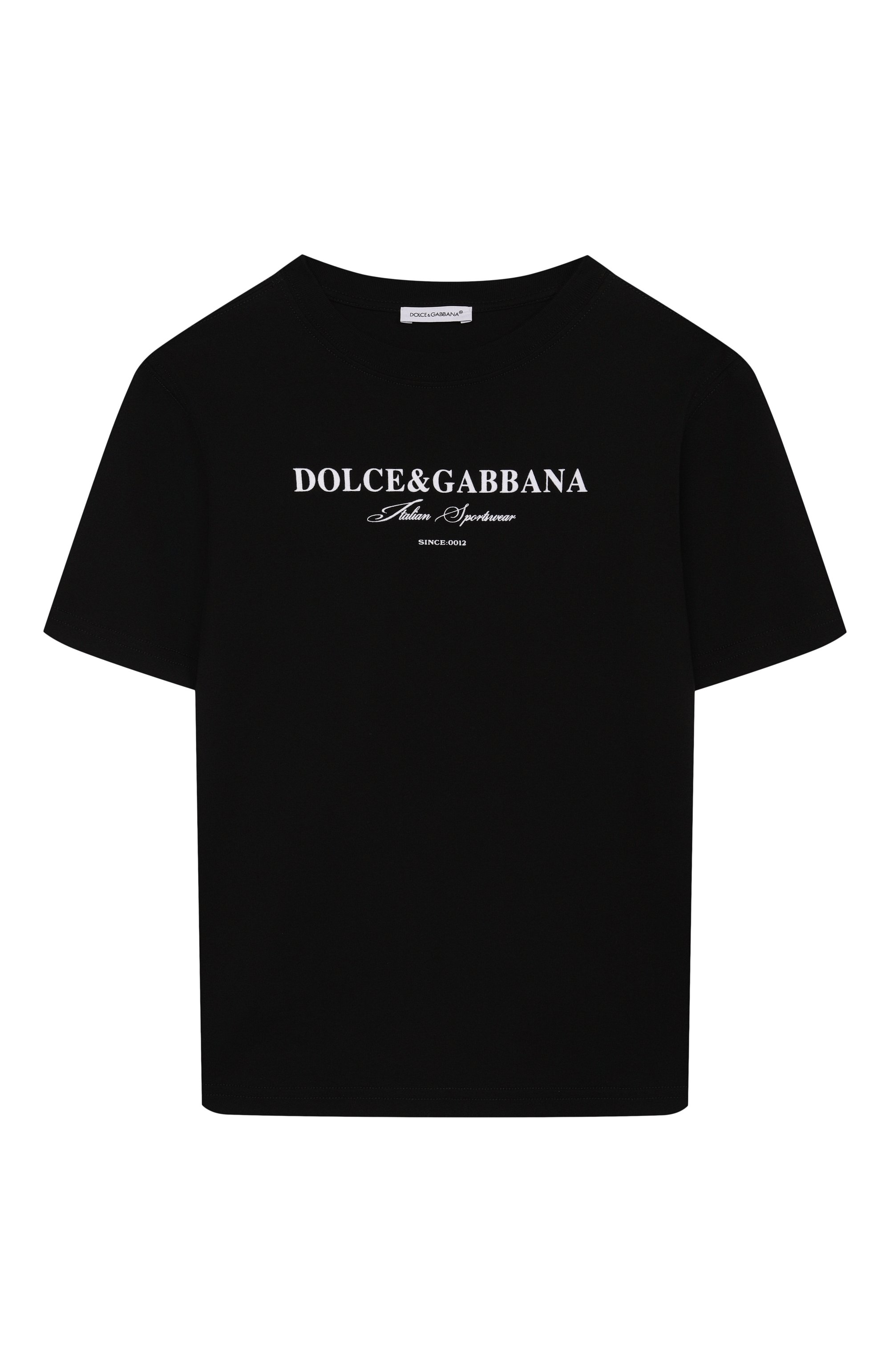 Хлопковая футболка DOLCE & GABBANA, арт. L4JTHU/G7PBN/8-12+, фото 1