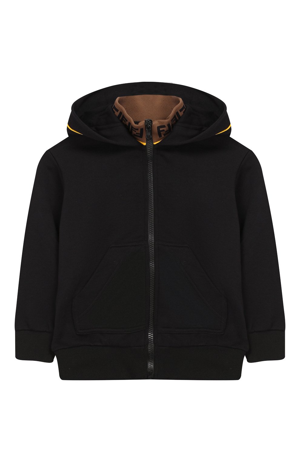 Хлопковый кардиган с капюшоном FENDI, арт. JMH086/5V0/3A-5A, фото 1