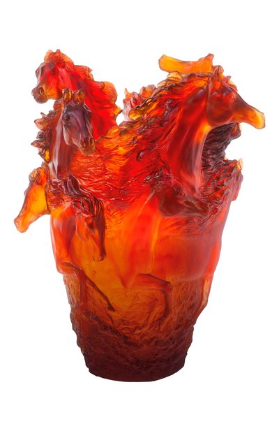 Ваза magnum amber horse DAUM, арт. 05381