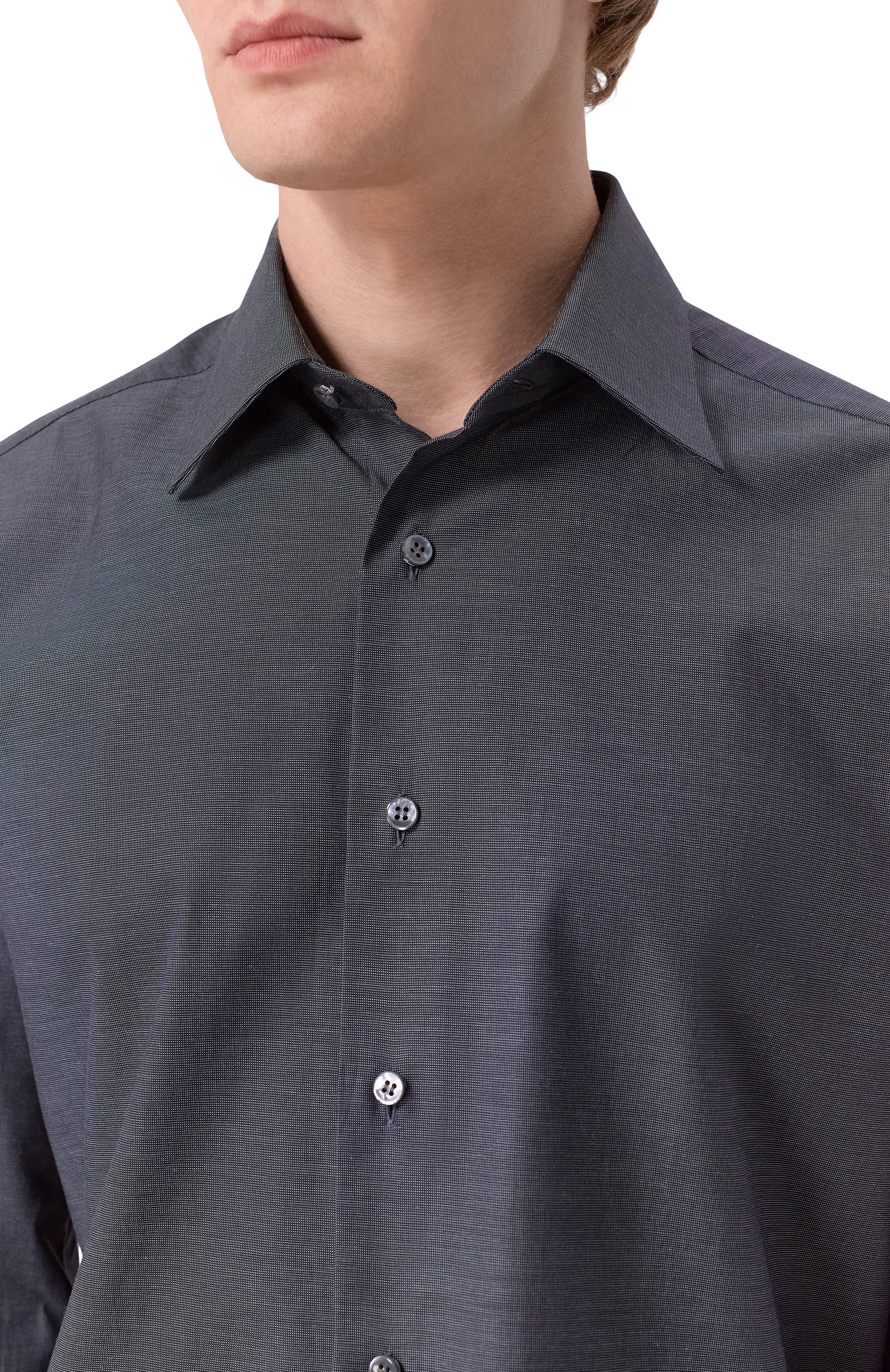 Хлопковая сорочка BRIONI, арт. RCB40L/0D04P, фото 5