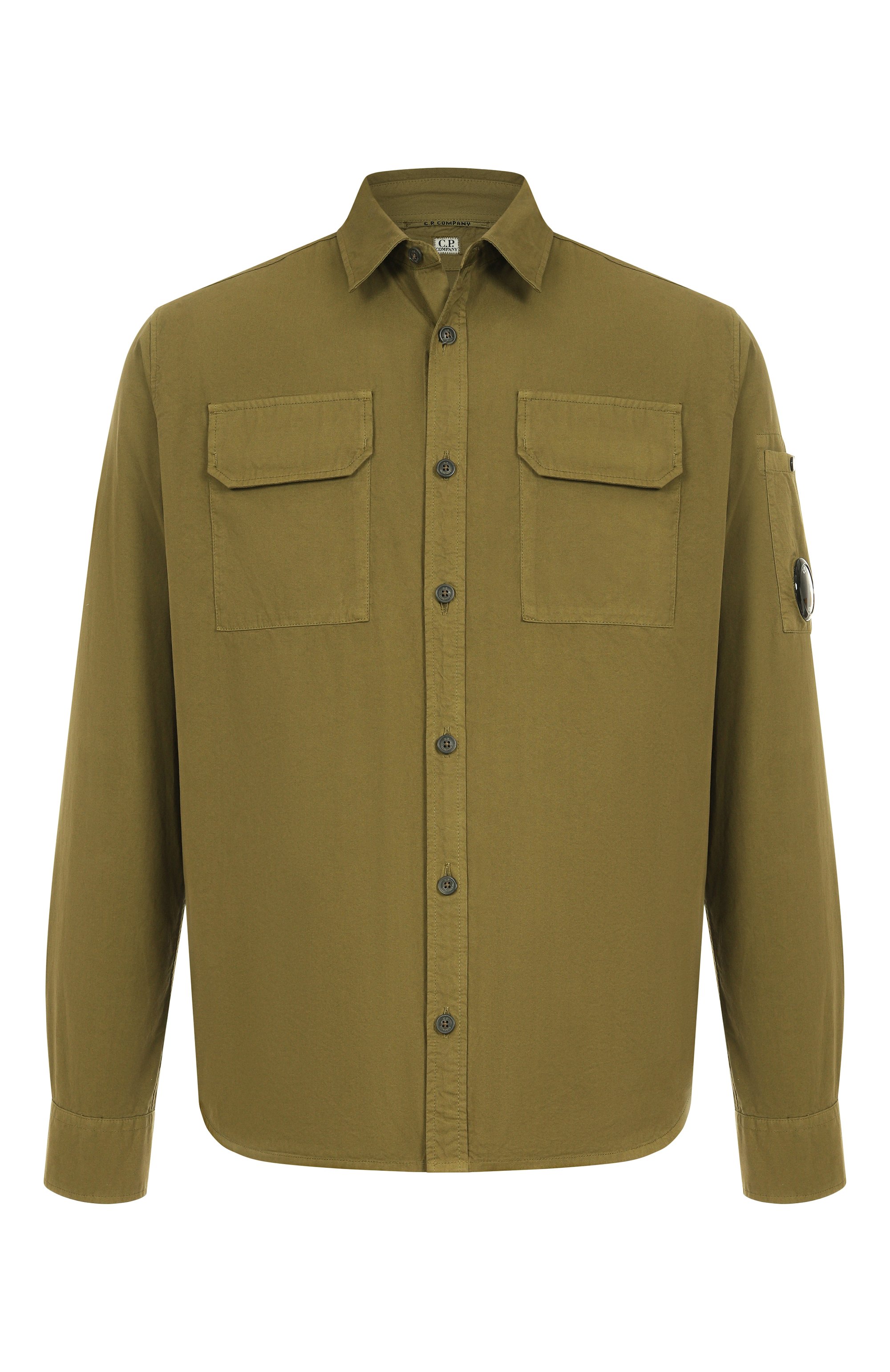 Хлопковая рубашка C.P. COMPANY, арт. 19CMSH706A110143G, фото 1