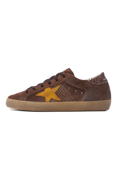 Замшевые кеды super-star GOLDEN GOOSE DELUXE BRAND, арт. GWF00102.F008100, фото 4