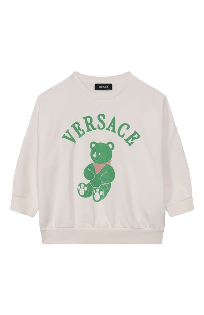 Хлопковый свитшот VERSACE, арт. 1018195/1A13048/4A-6A
