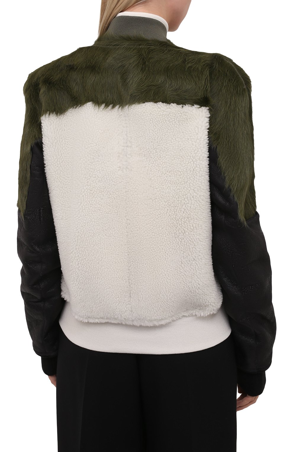 Дубленка RICK OWENS разноцветного цвета по цене 325000 руб., арт. RP02A7734/C0MB03, фото 4 Дубленка RICK OWENS, арт. RP02A7734/C0MB03, фото 4