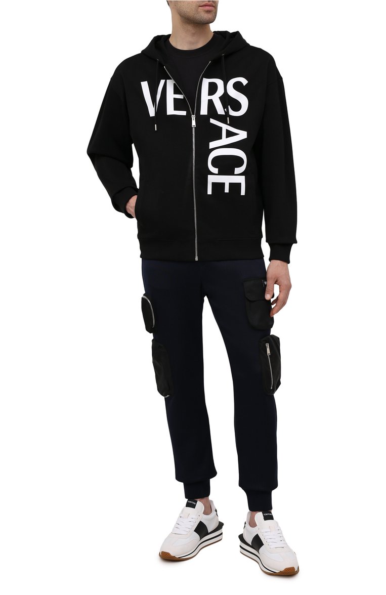 Хлопковая толстовка VERSACE, арт. 1001083/1A00719, фото 1