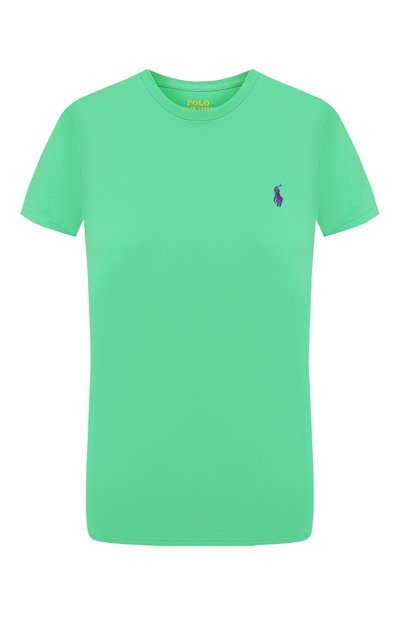 Женская хлопковая футболка POLO RALPH LAUREN, арт. 211734144