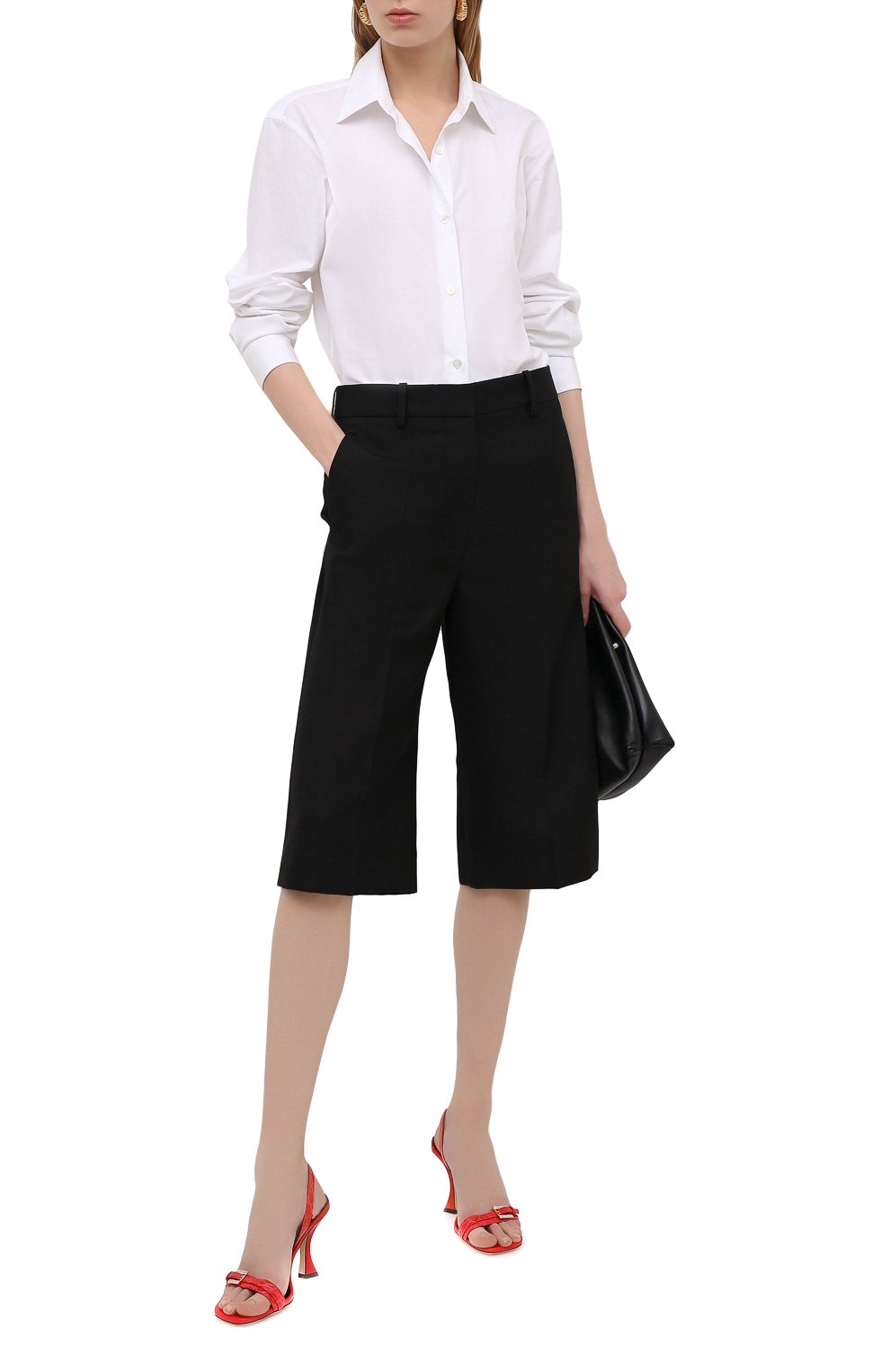 Кожаные босоножки carlotta BY FAR красного цвета по цене 58750 руб., арт. 21CRCRLTSPMD, фото 2 Кожаные босоножки carlotta BY FAR, арт. 21CRCRLTSPMD, фото 2