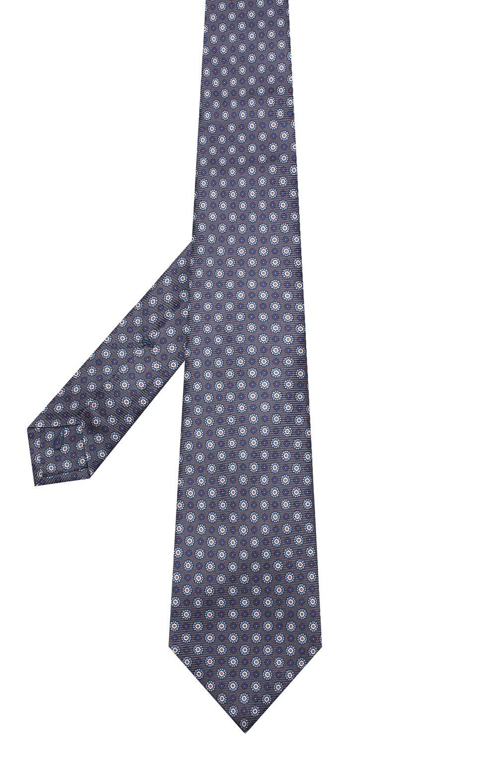 Шелковый галстук KITON серого цвета по цене 25100 руб., арт. UCRVKLC08F09, фото 2 Шелковый галстук KITON, арт. UCRVKLC08F09, фото 2