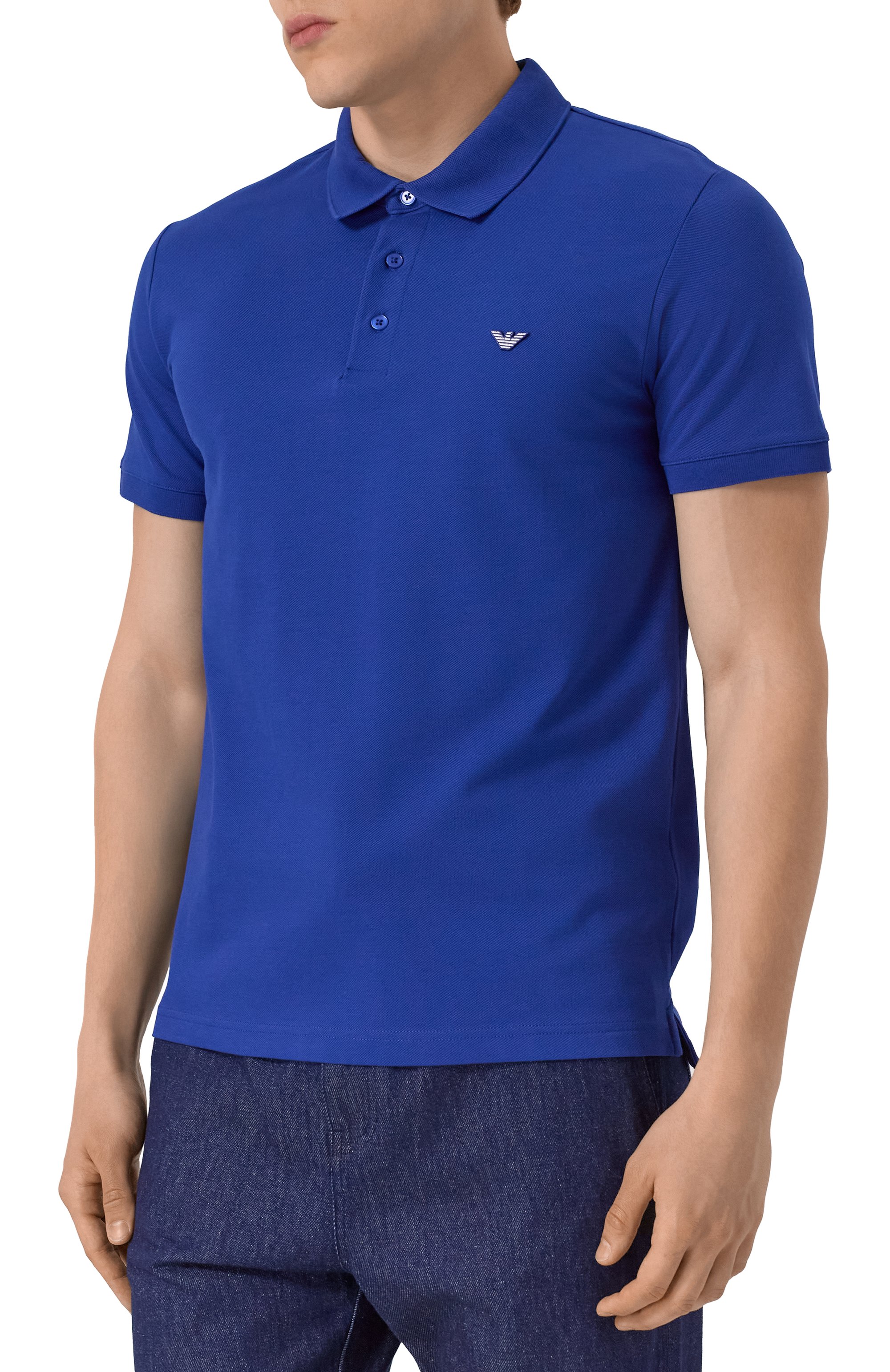 Хлопковое поло EMPORIO ARMANI, арт. EM001380/AF12331, фото 3