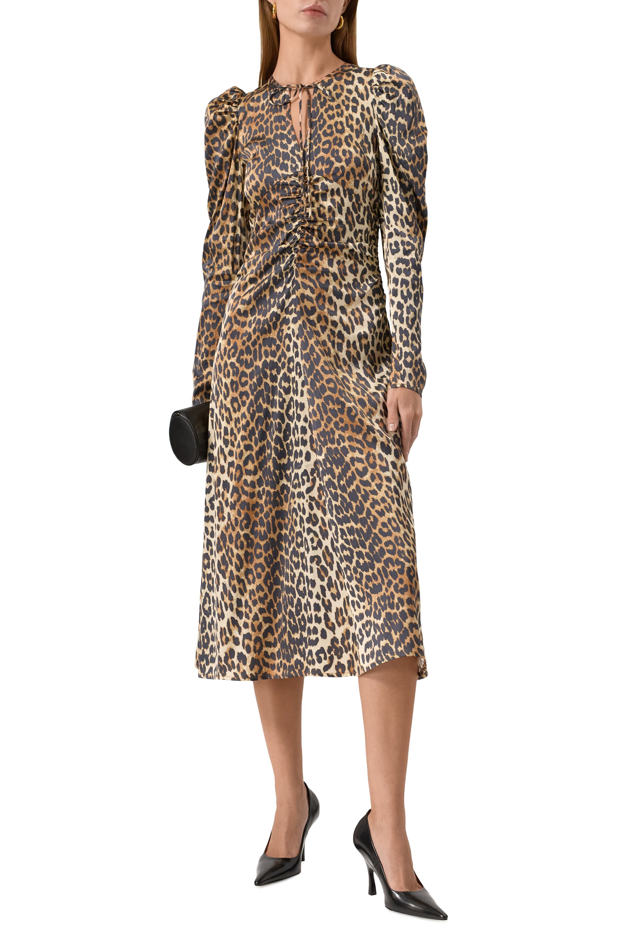 Платье из вискозы GANNI, арт. W0330/6757, фото 2