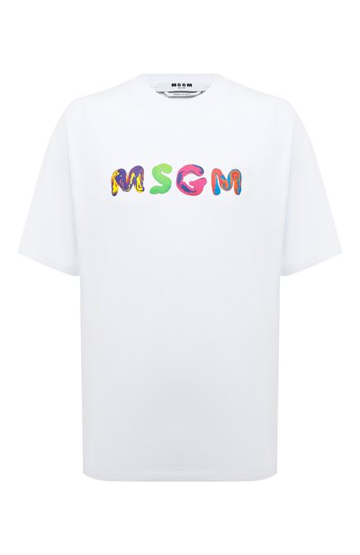 Хлопковая футболка MSGM, арт. 3340MM101 227798, фото 1