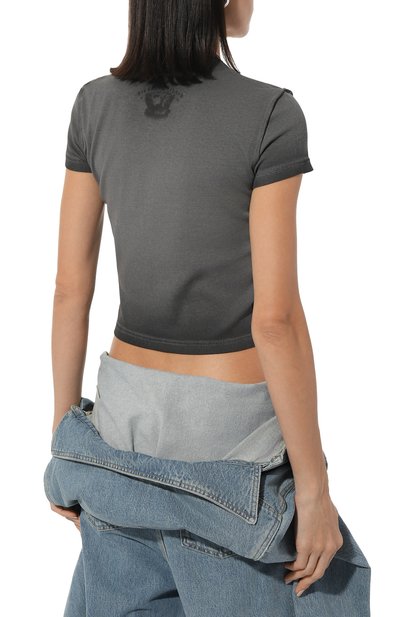 Хлопковая футболка DIESEL, арт. A11270/0SQAD, фото 4