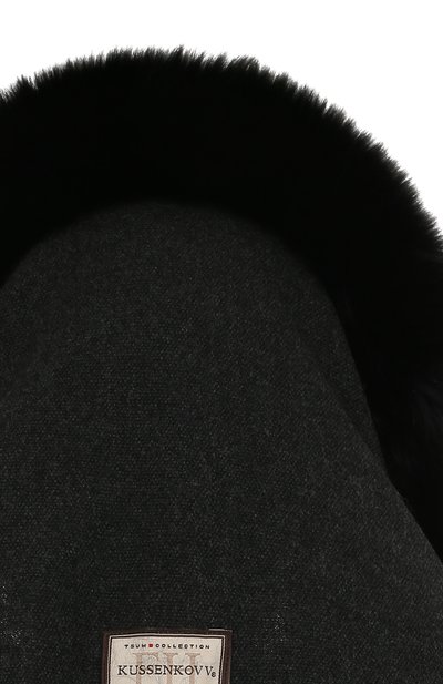 Капюшон с отделкой из меха песца VICTORIA KUSENKOVA, арт. 199305080548, фото 4