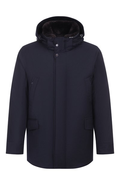 Мужская пуховик sisto-pum с отде�лкой из овчины MOORER, арт. SIST0/PUM