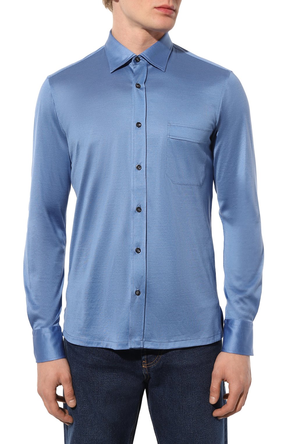 Рубашка из хлопка и шелка STEFANO RICCI, арт. CJ006702/TE2500, фото 3