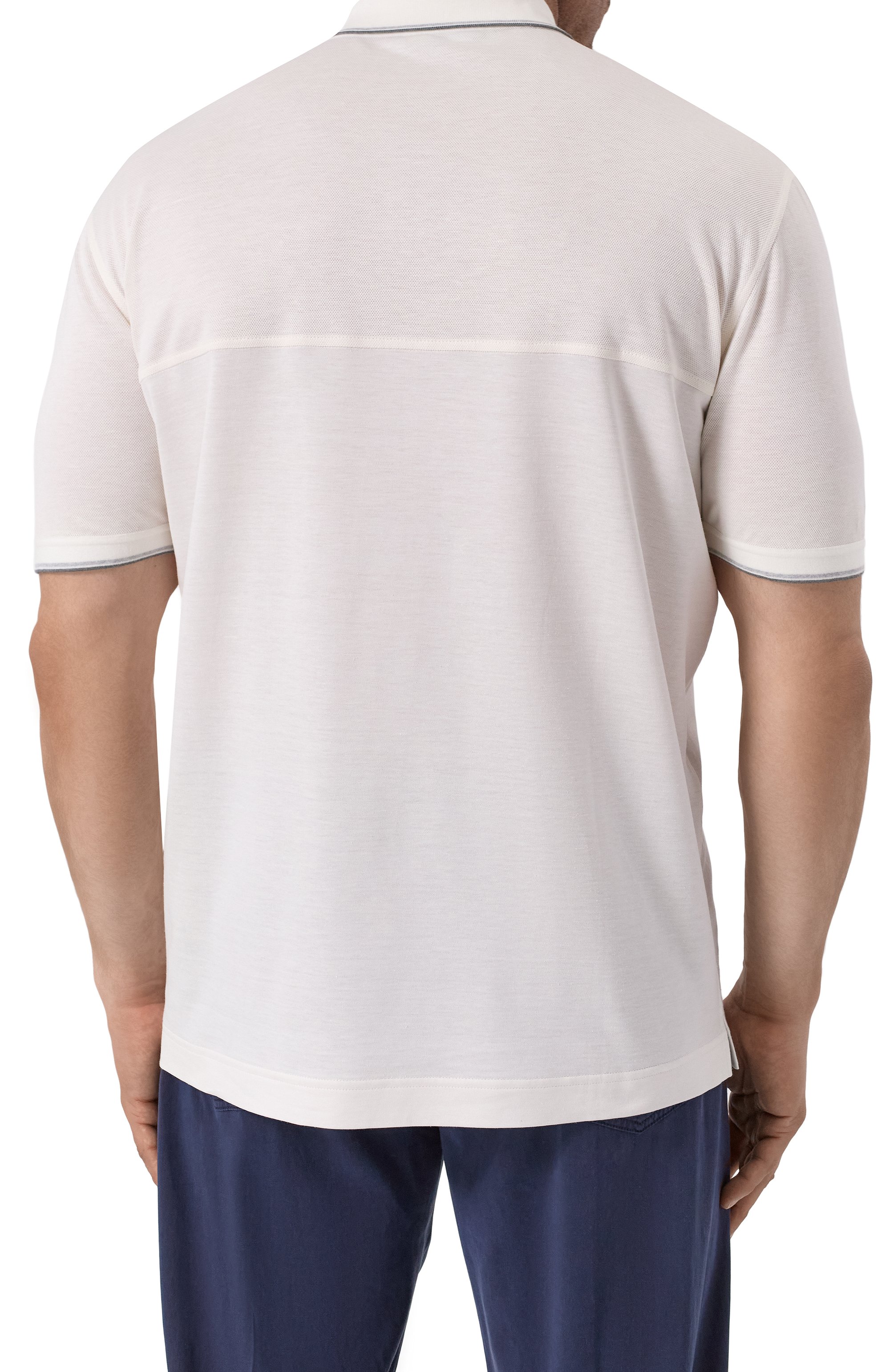 Поло из шелка и льна STEFANO RICCI, арт. K919053P31/T25102/62, фото 4