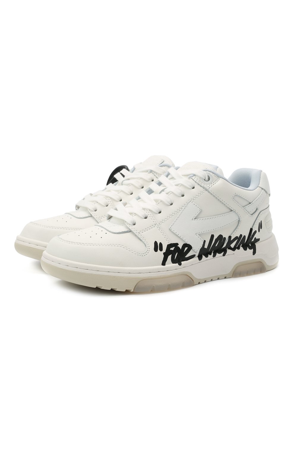 Кожаные кеды out of office OFF-WHITE, арт. 0WIA259S21LEA0020140, фото 1