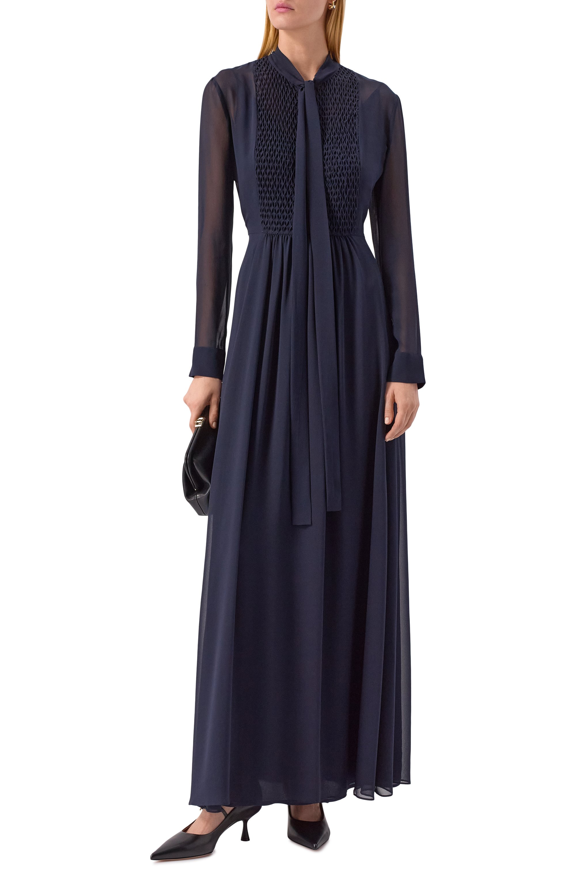 Шелковое платье MAX MARA STUDIO, арт. N0EL, фото 2