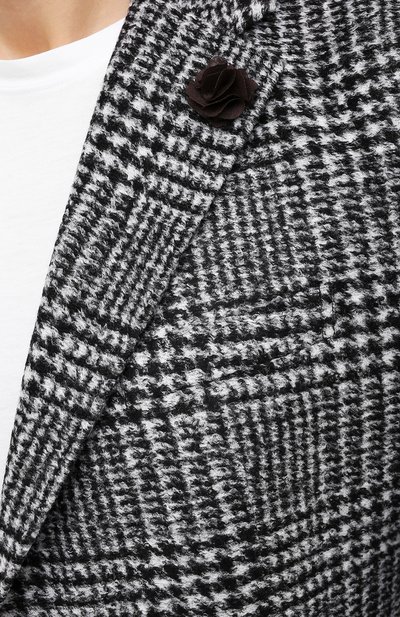 Однобортный пиджак WINDSOR черно-белого цвета по цене 52300 руб., арт. 13 GIR0-J37 10010250, фото 5 Однобортный пиджак WINDSOR, арт. 13 GIR0-J37 10010250, фото 5