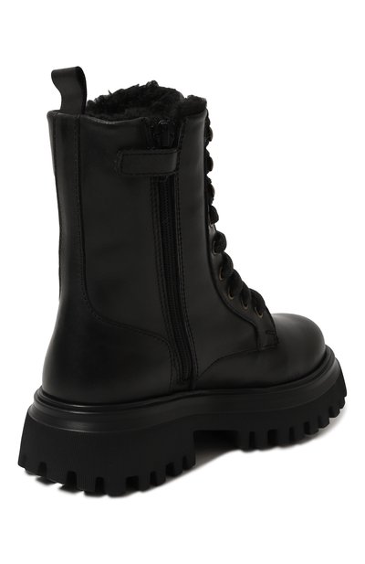 Кожаные ботинки DOLCE & GABBANA, арт. DA5186/A1048/29-36, фото 3