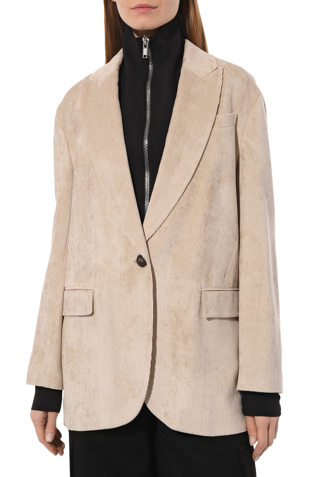 Вельветовый жакет BRUNELLO CUCINELLI бежевого цвета по цене 365000 руб., арт. MD5412482P, фото 3 Вельветовый жакет BRUNELLO CUCINELLI, арт. MD5412482P, фото 3