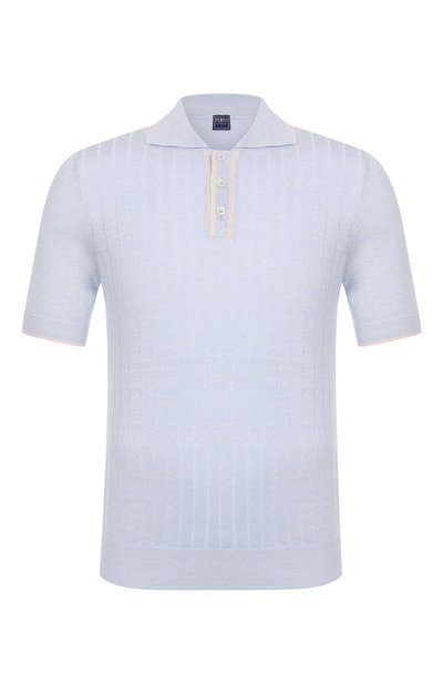 Мужская поло изо льна и хлопка FEDELI, арт. 8UE05822