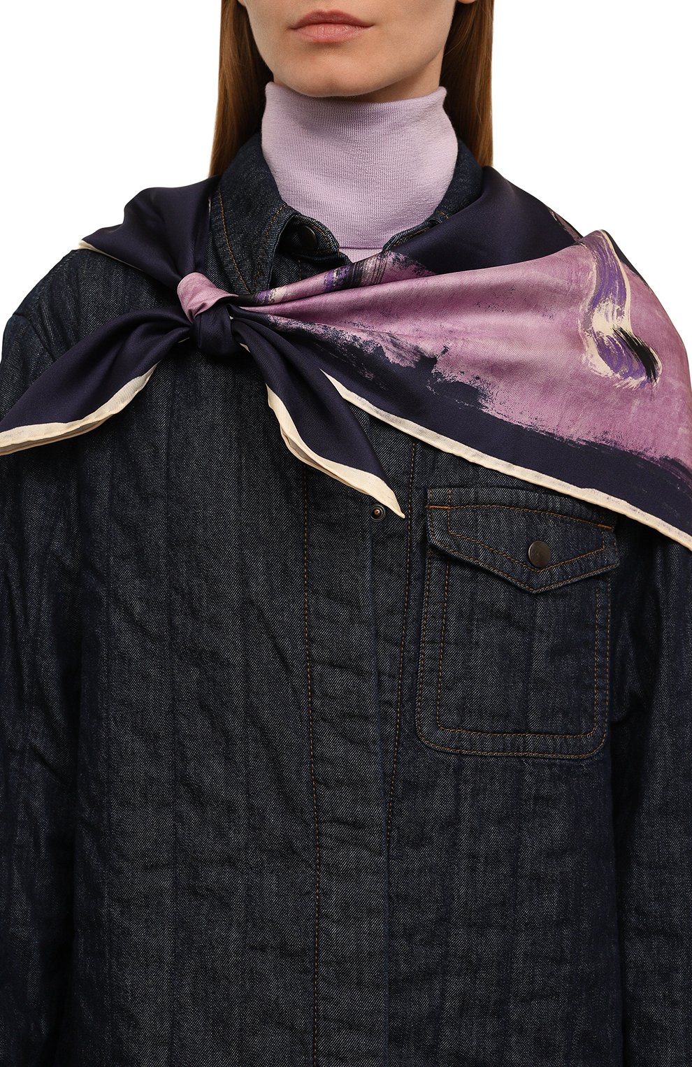 Шелковый платок LANVIN, арт. 6L9090/SS235, фото 2