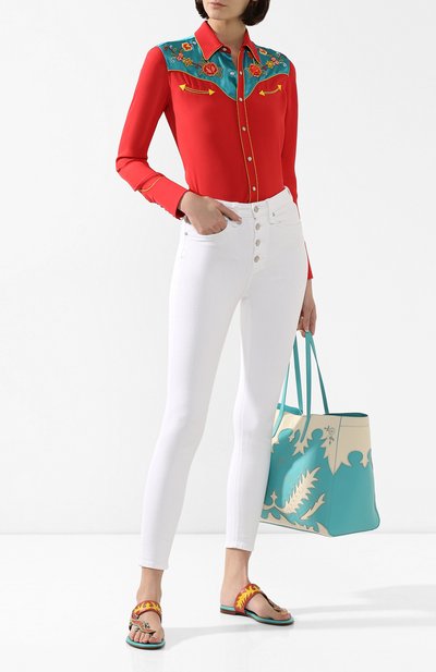 Кожаные шлепанцы RALPH LAUREN, арт. 800765221, фото 2